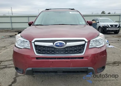 2016 Subaru Forester 2.5I Premium из США, поврежденный, VIN JF2SJADC2GH483696